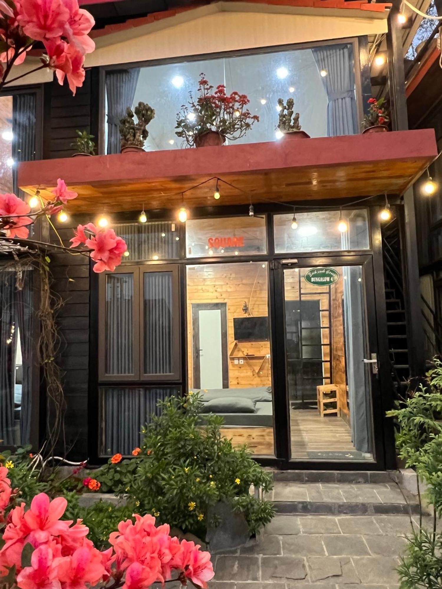 Bach Xanh House. Triangle Bungalow Tam Ðảo Exteriör bild
