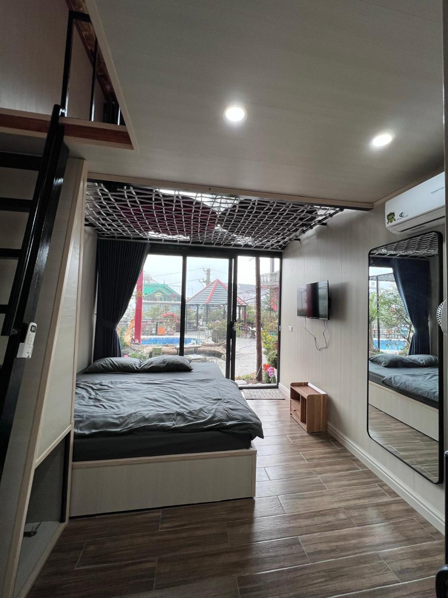 Bach Xanh House. Triangle Bungalow Tam Ðảo Exteriör bild